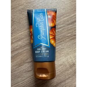 Bath & Body Works Spiced Pumpkin Cider 2.5oz Pure Honey Body Cream Purse‎ Size